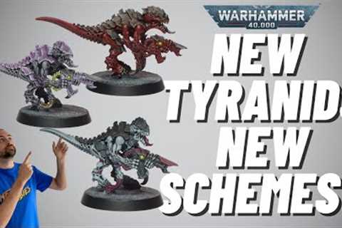 How to Paint the 3 new Tyranid Hive Fleet schemes for #new40k! Simple and Fast!