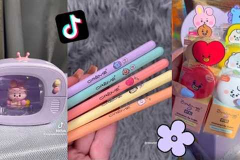 Cute ASMR BT21 Merch Unboxing 📦Tiktok Compilation