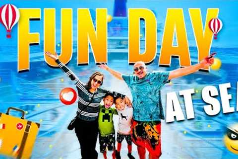 How We Spent Our Fun Day At Sea | Cruise VLOG
