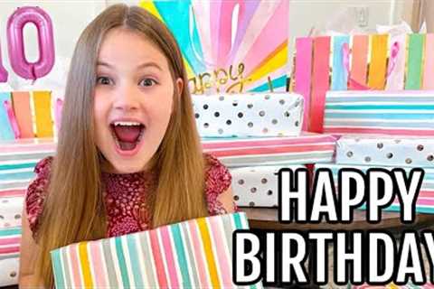 Gretchen's 10th BiRTHDAY Morning OPENiNG PRESENTS!