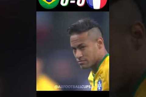 Brazil Vs France Friendly Match Highlights #football #youtube #shorts