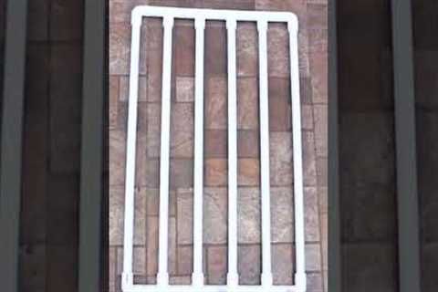 Towel Rack From PVC Pipe #SHORTS