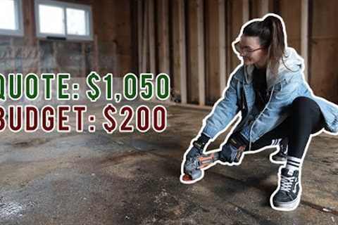I TRIED TO REFINISH MY CONCRETE FLOORS FOR UNDER $200!