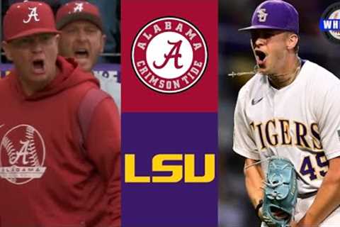 Alabama vs #1 LSU Highlights (AMAZING GAME!) | 2023 College Baseball Highlights
