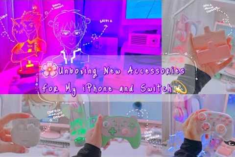 Unboxing New Accessories For My iPhone and Nintendo Switch 💫⭐️ Kawaii Gadgets 💕