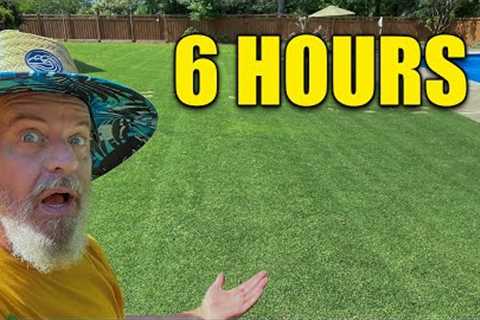 Cutting Thick Green Spring Lawns - 6 Hours of Cutting