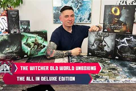 The Witcher Old World - unboxing the all in deluxe edition!