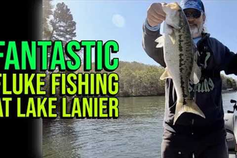 Fantastic Fluke Fishing At Lake Lanier #lakelanierfishing2023