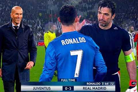 The day Cristiano Ronaldo Impressed Zidane and Buffon
