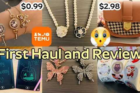 2022 TEMU First Impression, Review and Haul | US Online Shopping | Very Inexpensive