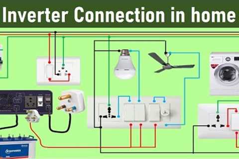 inverter connection for Home | inverter Wiring in home | in Hindi | Electrical Technician