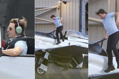 Tom Cruise is flying the friendly skies, once again.