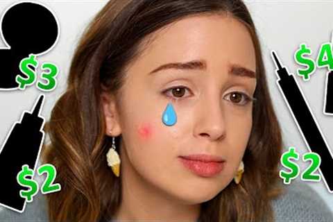 I tried THE CHEAPEST Makeup Products I Found