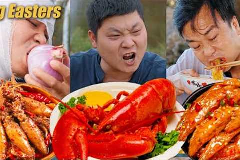 The Boston lobster was robbed! | TikTok Video|Eating Spicy Food and Funny Pranks| Mukbang