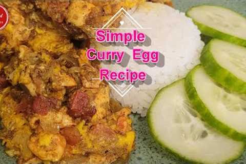 SIMPLE CURRY EGG RECIPE. MASALA EI ANDERS GEMAAKT.
