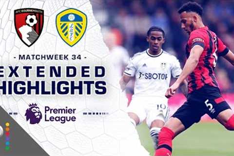 Bournemouth v. Leeds United | PREMIER LEAGUE HIGHLIGHTS | 4/30/2023 | NBC Sports