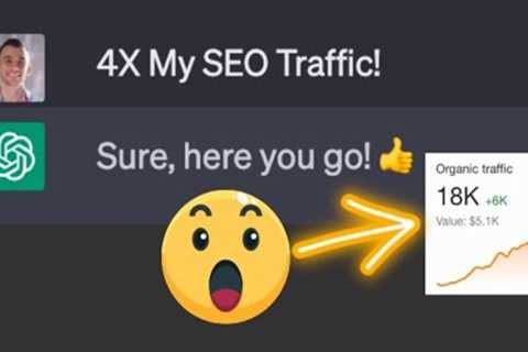 🚀These ChatGPT SEO Strategies 4X’d My SEO Traffic in 42 Days!📈🔥