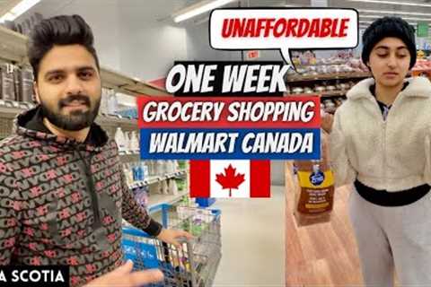 One Week Grocery Shopping in Canada After 5 Months | Shocking Prices at Walmart | Nova Scotia