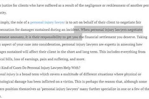 What Does Personal injury lawyer do Best Personal Injury Lawyers