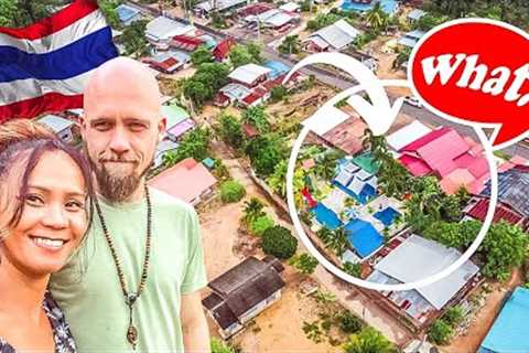 Neighbors Build EPIC Business On Their LAND In THAILAND.. Tour &amp; Wife Talks To The Owner 🇹🇭