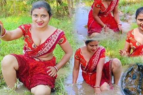 Koi Fish Catching By Hand। Koi Fish Catch And Cook। Koi Fish Catching Before Heavy Rain