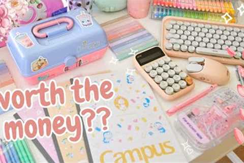 Testing viral aesthetic school supplies **don't buy these**
