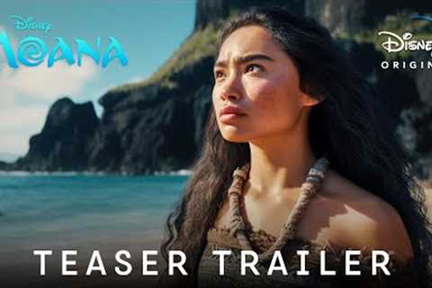 Moana Live Action - Official Trailer (2024) Auliʻi Cravalho, Dwayne Johnson | Disney+