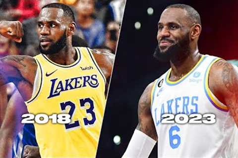 👑 LeBron's BEST Highlights &amp; Moments vs Warriors as a Laker