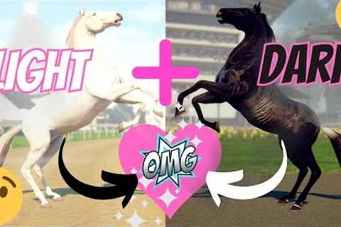 LIGHT + DARK = THE MOST UNEXPECTED FOALS!! RIVAL STARS HORSE RACING BREEDING