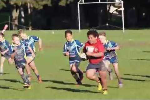Kid Rugby Player is a Beast on the Field