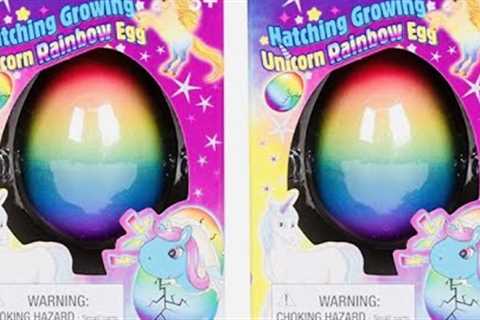 Unboxing rainbow Unicorn eggs!!!