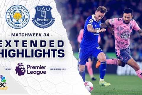 Leicester City v. Everton | PREMIER LEAGUE HIGHLIGHTS | 5/1/2023 | NBC Sports