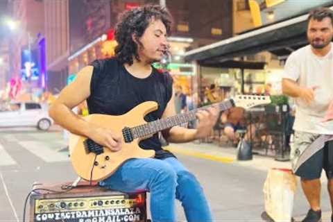 Survivor - Eye Of The Tiger - Guitar street performance - Cover by Damian Salazar