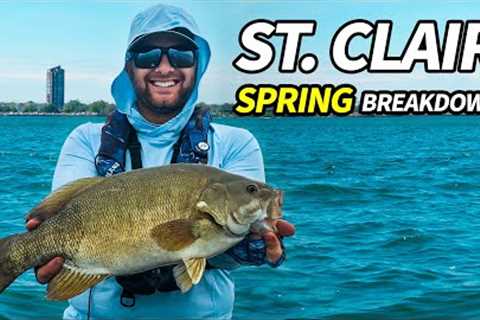 The COMPLETE Lake St. Clair SPRING Fishing Breakdown