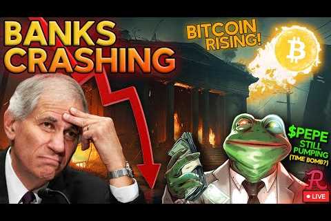 Bitcoin LIVE : REGIONAL BANK CRASH, BTC BREAKING $28,800!!!