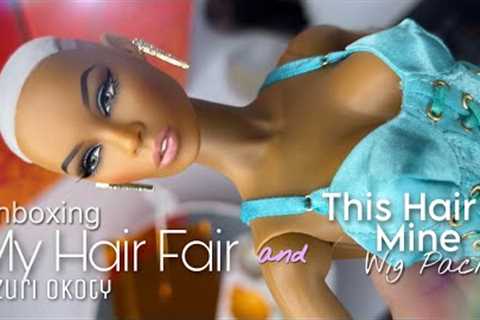 Unboxing My Hair Fair Zuri Okoty and This Hair Is Mine wig pack. #integritytoys