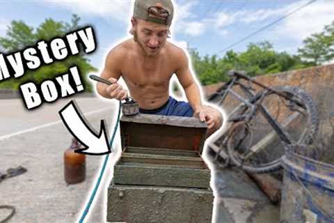 This Is Definitely Illegal - Secret Mystery Box Found Magnet Fishing