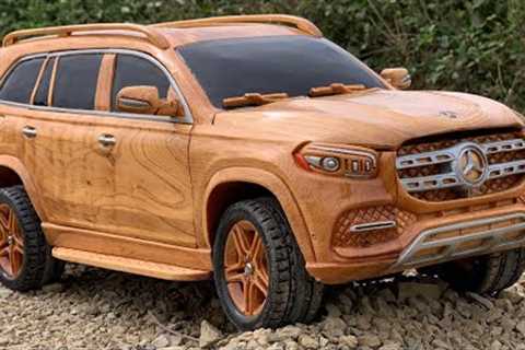 Wood Carving - Mercedes-Benz GLS 450 4MATIC 2022 - Woodworking Art