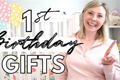 First Birthday Gift Ideas for Girls🎂🎀 FUN &amp; PRACTICAL (non-toy) one year old gift guide 2021