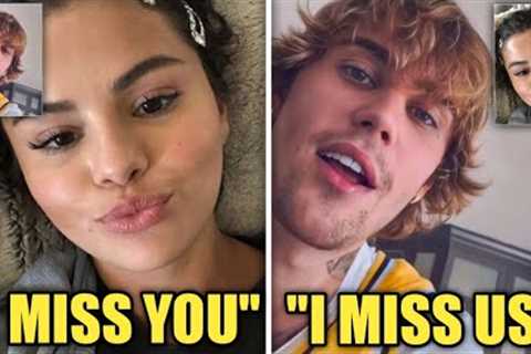 You are the one I LOVE. Selena Gomez reveals DEEP FEELINGS for Justin Bieber over a VIDEO CALL.