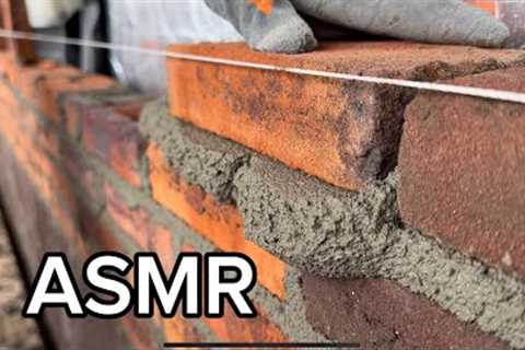 Satisfying Bricklaying video therapeutic sounds🧱 #asmr #masonry