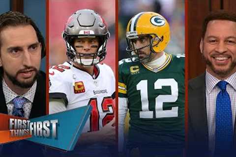 Tom Brady, Bucs clinch NFC South, Aaron Rodgers &amp; Packers blowout Vikings | NFL | FIRST THINGS..