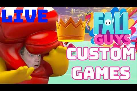 🔴 LIVE - THESE CUSTOM FALL GUYS GAMES ARE SO GOOD! EVERYONE IS WELCOME!