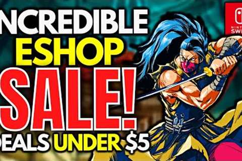 TOP 70 Eshop Deals UNDER $5 - New Nintendo Switch Eshop Sale