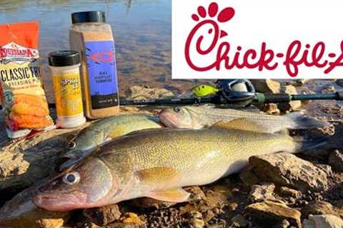Fishing for Dinner - Big WALLEYE Cookout (Chick-fil-A Theme)