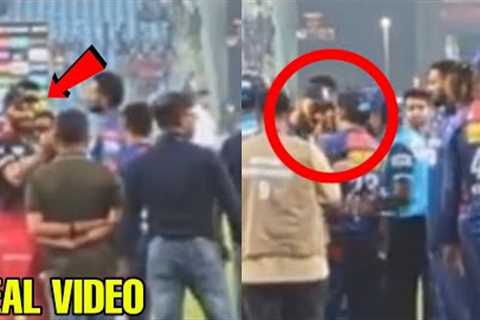 Virat Kohli and Gautam Gambhir fight full video | RcbvsLSG | virat gautam fight video |