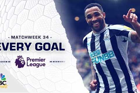 Every Premier League goal from Matchweek 34 (2022-23) | NBC Sports
