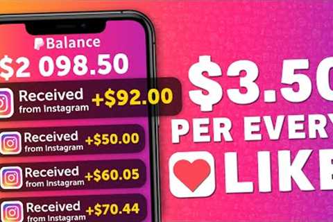 EARN $470 By Liking Instagram Photos - Make Money Online