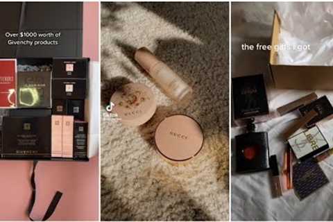 luxury beauty unboxing • Dior Chanel YSL • tiktok compilation