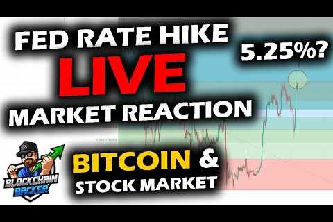 LIVE COVERAGE of Bitcoin, Altcoins and Stock Market Reaction to Federal Reserve Rate Hike, 5/3/2023